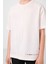 Ekru Pamuklu Yumuşak Dokulu Oversize Basic Erkek Çocuk T-Shirt - 11297 4
