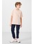 Bej Pamuklu Yumuşak Dokulu Oversize Basic Erkek Çocuk T-Shirt - 11297 2