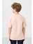 Bej Pamuklu Yumuşak Dokulu Oversize Basic Erkek Çocuk T-Shirt - 11297 5