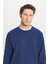 Pamuklu Standart Fit Normal Kesim Bisiklet Yaka Sweatshirt 4