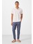 Kot Lacivert Standart Fit Dokuma Hafif Esnek Chino Erkek Pantolon - 82180 1