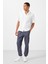 Kot Lacivert Standart Fit Dokuma Hafif Esnek Chino Erkek Pantolon - 82176 5