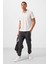 Antrasit Standart Fit Dokuma Hafif Esnek Chino Erkek Pantolon - 82176 1