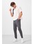 Antrasit Standart Fit Dokuma Hafif Esnek Chino Erkek Pantolon - 82177 4
