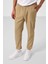 Koyu Bej Standart Fit Dokuma Hafif Esnek Chino Erkek Pantolon - 82176 2