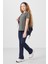 Haki Pamuklu O Yaka Standart Fit Basic Kız Çocuk T-Shirt - 75177 3