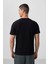 Standart Fit Basic V Yaka 3lü Paket Siyah Erkek T-Shirt 87912 5