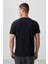 Standart Fit Basic V Yaka 3lü Paket Lacivert Erkek T-Shirt 87912 5