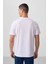 Standart Fit Basic O Yaka 3lü Paket Beyaz Erkek T-Shirt 87911 5