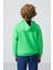 Neon Yeşil Pamuklu Kalın İçi Tüylü Yumuşak Dokulu Standart Fit Baskılı Erkek Çocuk Sweatshirt - 11239 5