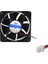 5V 8cm 2 Pinli Fan 8cm x 8cm x 2.5cm Dc 5V Fan 4