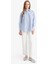 Relax Fit Oxford Çizgili Uzun Kollu Gömlek Tunik D4772AX25AU 2