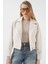0717 Kısa Kaşe Ceket - Ekru 1