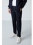 Lacivert Pamuklu Kalın Yumuşak Dokulu Comfort Fit Basic Erkek Eşofman Takım - 85260 3