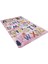 Kunming Figürlü Pembe Polyester Dikdörtgen Modern Desenli Pamuk Makinada Yıkanabilir Hav Toz Vermez Leke Tutmayan Kaymaz Taban Dijital Makine Baskı Salon Yolluk Mutfak Halı 2
