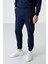 İndigo Erkek Casual O Yaka Oversize Lastik Paça Eşofman Takımı - 85120 5