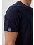 Tommy Life Lacivert Erkek Basic Kısa Kol Standart Kalıp O Yaka T-Shirt - 87911 3