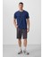 Tommy Life İndigo Erkek Basic Kısa Kol Standart Kalıp O Yaka T-Shirt - 87911 2