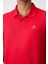 Kırmızı Logo Baskılı Standart Kalıp Polo Yaka Aktif Spor Erkek T-Shirt - 88252 3
