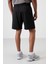 Tommy Life Siyah Polyester Kalın Yumuşak Comfort Fit Erkek Şort - 81273 5