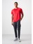 Tommy Life Kırmızı Polyester Nefes Alan Jakarlı Ince Esnek Standart Fit Erkek Performans T-Shirt - 88397 2
