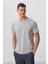 Taş Basic Kısa Kol Standart Kalıp V Yaka Erkek T-Shirt - 87912 1