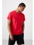 Tommy Life Kırmızı Polyester Nefes Alan Dokulu Ince Esnek Standart Fit Erkek Performans T-Shirt - 88384 4