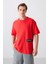 Tommy Life Fiesta Pamuklu Kalın Yumuşak Dokulu Oversize Fit Baskılı Erkek T-Shirt - 88322 1