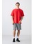 Tommy Life Fiesta Pamuklu Kalın Yumuşak Dokulu Oversize Fit Baskılı Erkek T-Shirt - 88322 4