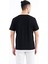 Siyah Ön Cep Detaylı Baskılı Standart Kalıp Erkek T-shirt - 88200 5