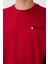 Kırmızı - Siyah Casual O Yaka Lastik Paça Pamuklu Erkek Oversize Eşofman Takımı - 85120 4