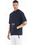 Lacivert Kanguru Cepli Yazı Nakışlı Kapüşonlu Erkek T-Shirt - 88195 5