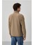 Camel Yazı Nakışlı Dik Yaka Fermuarlı Standart Kalıp Erkek Sweatshirt Polar - 87992 5