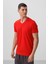 Fiesta Basic Kısa Kol Standart Kalıp V Yaka Erkek T-Shirt - 87912 4