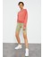 Tommy Life Pudra Kadın Basic Rahat Form O Yaka Kadın Sweatshirt-97114 2