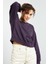 Tommy Life Mor Kadın Basic Rahat Form O Yaka Kadın Sweatshirt-97114 1