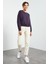 Tommy Life Mor Kadın Basic Rahat Form O Yaka Kadın Sweatshirt-97114 2