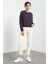 Tommy Life Mor Kadın Basic Rahat Form O Yaka Kadın Sweatshirt-97114 4