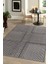 Oludeniz Geometrik Siyah Polyester Dikdörtgen Modern Desenli Pamuk Makinada Yıkanabilir Hav Toz Vermez Leke Tutmayan Kaymaz Taban Dijital Makine Baskı Salon Yolluk Mutfak Halı 1