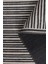 Oludeniz Geometrik Siyah Polyester Dikdörtgen Modern Desenli Pamuk Makinada Yıkanabilir Hav Toz Vermez Leke Tutmayan Kaymaz Taban Dijital Makine Baskı Salon Yolluk Mutfak Halı 4
