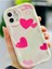 Aksesuar Iphone 12 ve 12 Pro Birebir ile Uyumlu Smile Kalp Baskı Desenli Esnek Silikon Kılıf 1