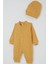 Erkek Bebek Tulum Mini Geometrikşekiller 0-6 Ay, Hardal Sarı 3