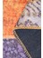 Bath Patchwork Turuncu Polyester Daire Modern Desenli Pamuk Makinada Yıkanabilir Hav Toz Vermez Leke Tutmayan Kaymaz Taban Dijital Makine Baskı Salon Yolluk Mutfak Halı 4