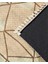 Pranesh Bej Geometrik Etnik Modern Desenli Bambu Makinada Yıkanabilir Hav Toz Vermez Leke Tutmayan Kaymaz Taban Dijital Makine Baskı Salon Yolluk Mutfak Halı 4
