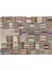 Bej Patchwork Etnik Modern Desenli Yün Hav Toz Vermez Leke Tutmayan Salon Yolluk Mutfak El Dokuma Halı 1