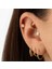 Ortası Taşlı Papatya Tragus Piercing 1