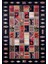 Calgary Siyah Patchwork Etnik Modern Desenli Makinada Yıkanabilir Hav Toz Vermez Leke Tutmayan Kaymaz Taban Dijital Makine Baskı Salon Yolluk Mutfak Halı 1