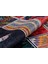 Calgary Siyah Patchwork Etnik Modern Desenli Makinada Yıkanabilir Hav Toz Vermez Leke Tutmayan Kaymaz Taban Dijital Makine Baskı Salon Yolluk Mutfak Halı 2