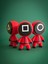 Squid Game Temalı 3 Adet Set Figür 1