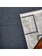 Geometrik Gri Pamuk Dikdörtgen Modern Desenli Pamuk Makinada Yıkanabilir Hav Toz Vermez Leke Tutmayan Kaymaz Taban Dijital Makine Baskı Salon Yolluk Mutfak Halı 5